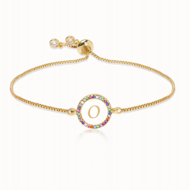 Alphabet Pull Shell Bracelet
