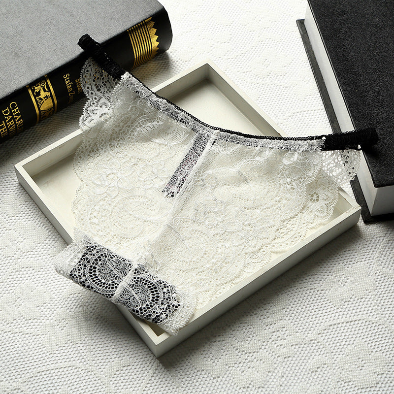 Lace trackless underwear