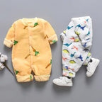 Soft Fleece Baby Rompers