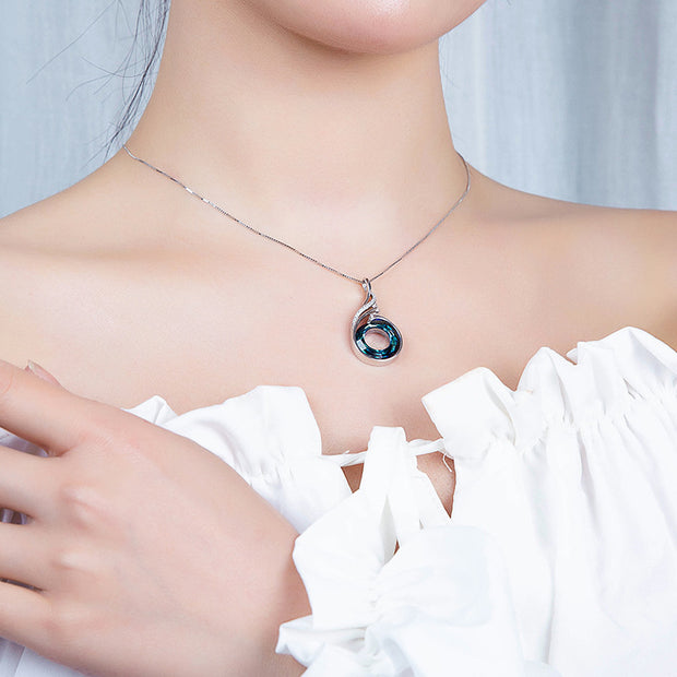 Peacock Gradient Necklace