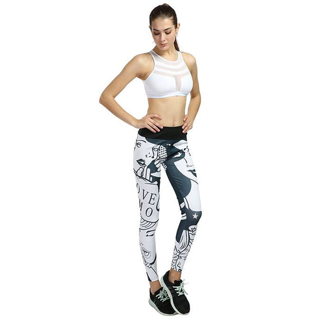 I LOVE SQUATS Yoga leggings