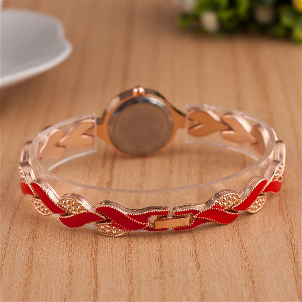 Leaf Bracelet Wrist Watch