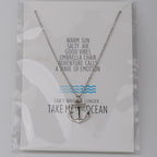 Anchor-Shaped Cross Alloy  Necklace