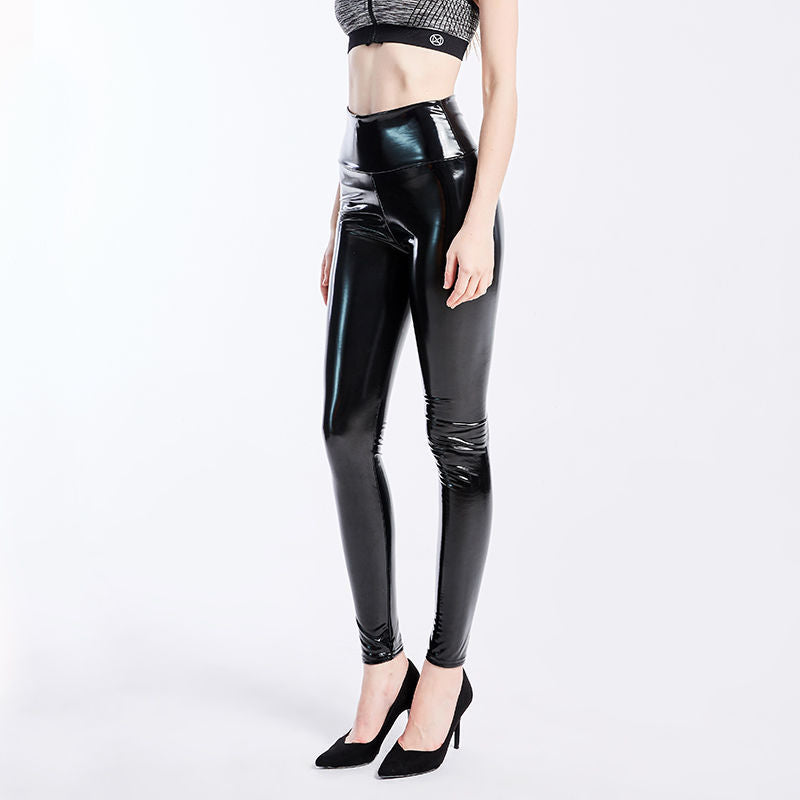 Mirror High Gloss Leather Pants