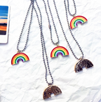 Rainbow chain necklace