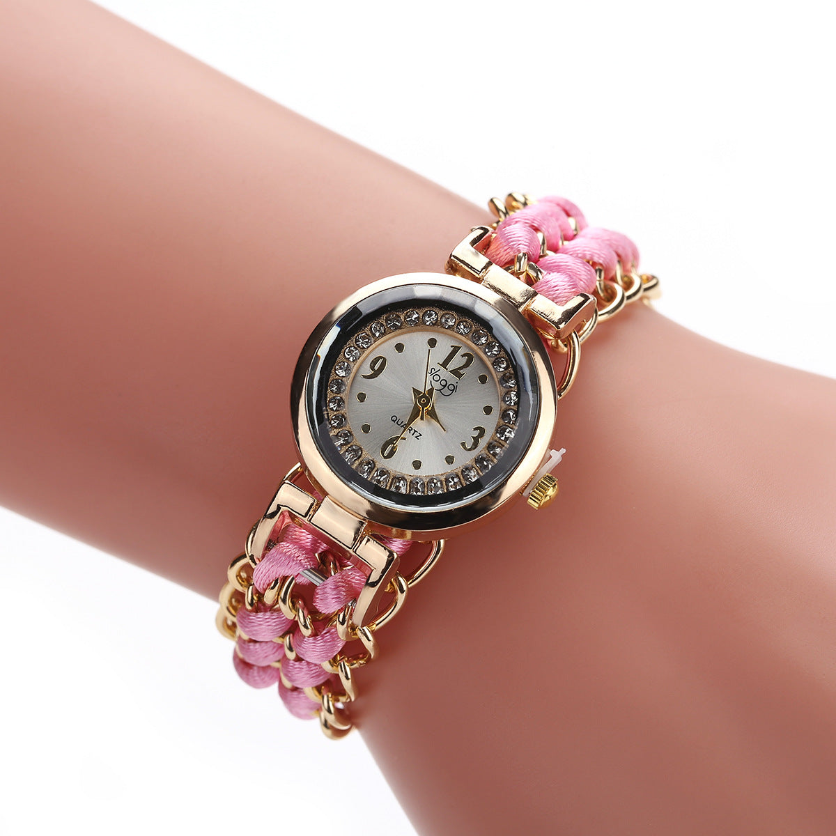 Adjustable Rope Chain Wrist Watch