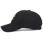 frog embroidery baseball cap