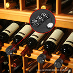 Three digit plastic small password seal red wine bottle lock