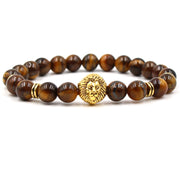 Golden lion matte bracelet