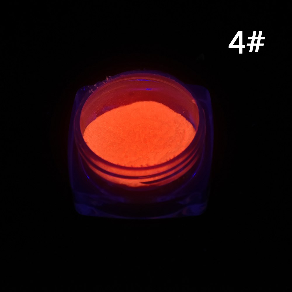Neon Luminous Nail Powder