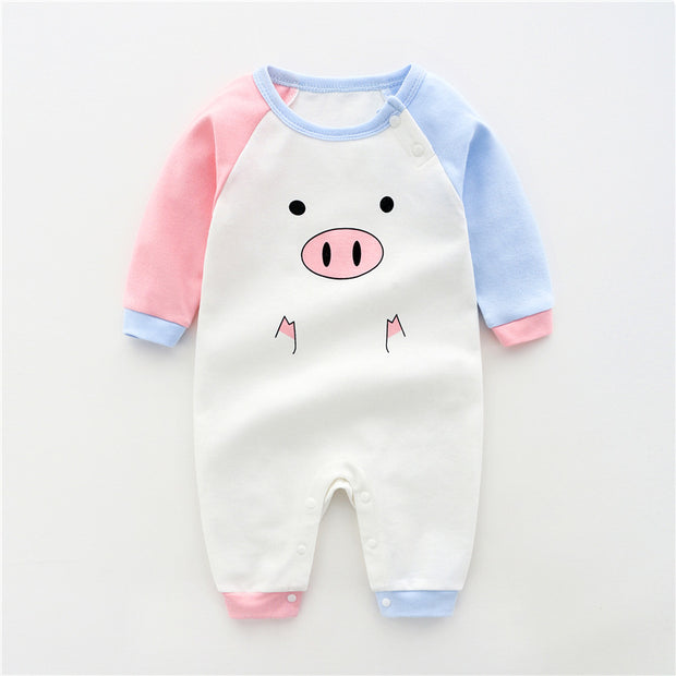 Cartoon Print Baby Romper