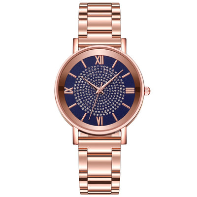 Rose Gold Quartz Wrist Watch