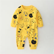 Cartoon Print Baby Romper