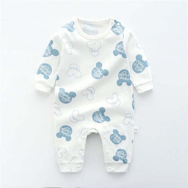 Cartoon Print Baby Romper