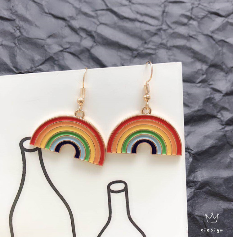 Rainbow chain necklace