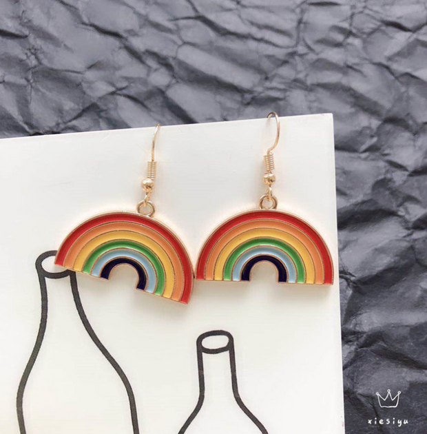 Rainbow chain necklace