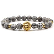 Golden lion matte bracelet