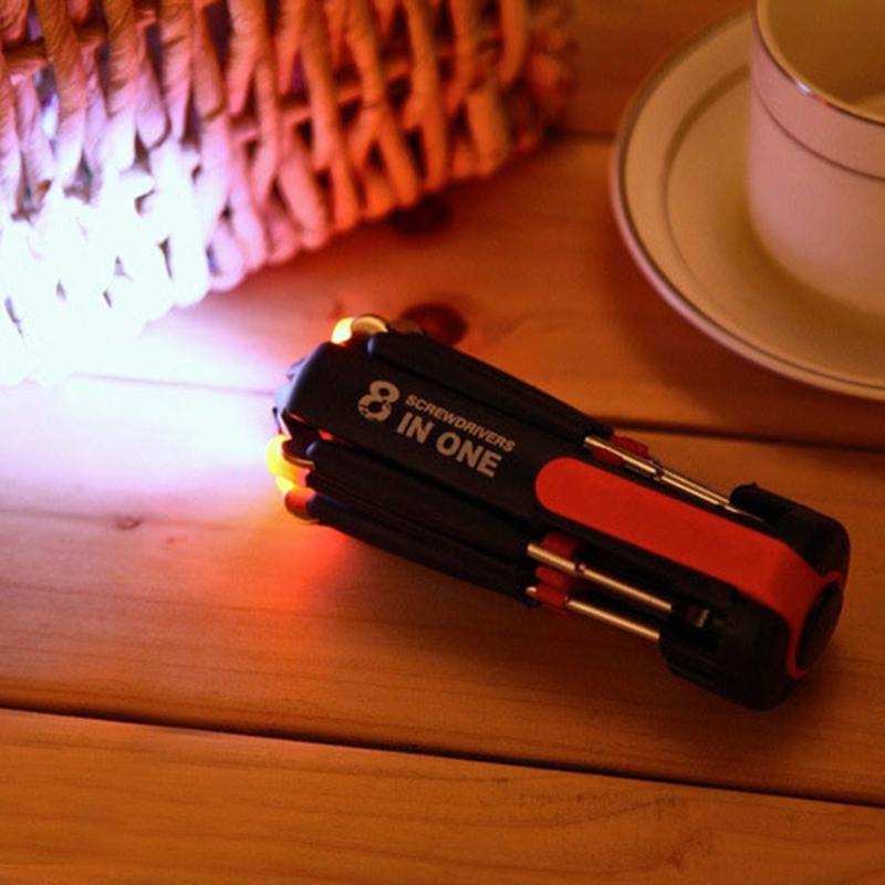 8 in 1 LED Multifunctional Screwdriver Set