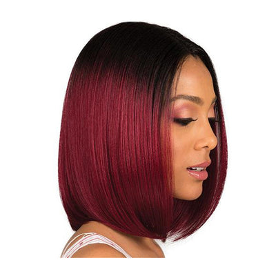 gradient wine mid-point wig
