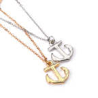 Anchor-Shaped Cross Alloy  Necklace