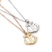 Anchor-Shaped Cross Alloy  Necklace