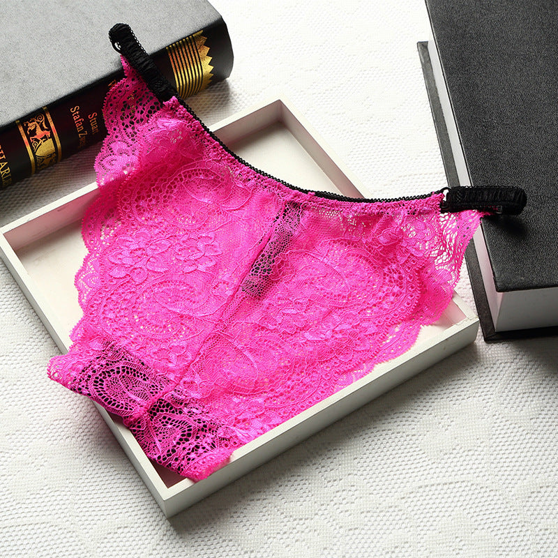 Lace trackless underwear