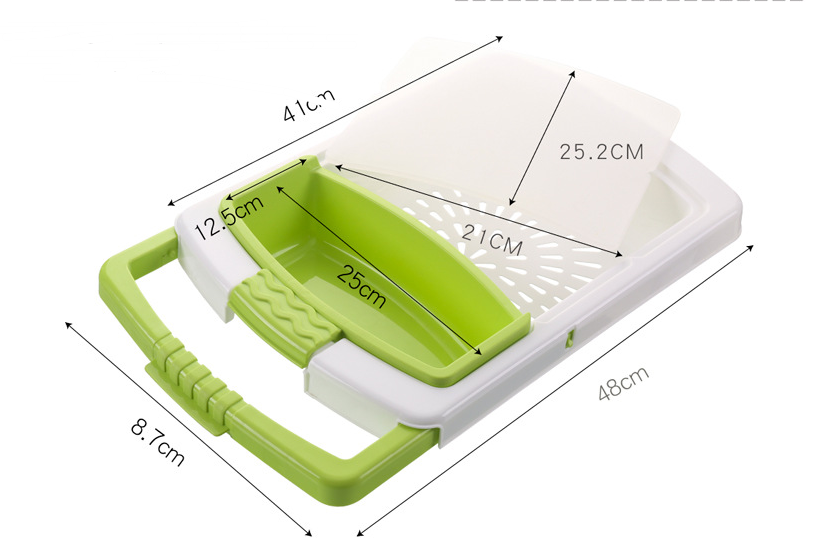 Kitchen plastic stacking board