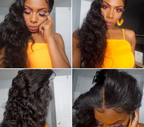 Front lace loose wave wig