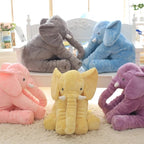 Elephant plush pillow