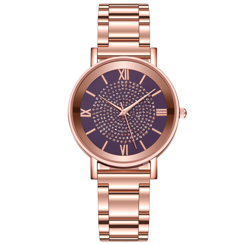 Rose Gold Quartz Wrist Watch