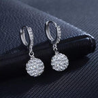 Zircon Diamond Ball Earrings