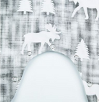 Plaid/Forest Baby Romper