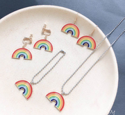 Rainbow chain necklace