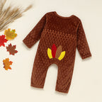 Brown Owl Baby Romper