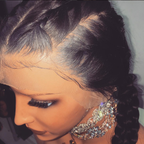 Long braid straight wig