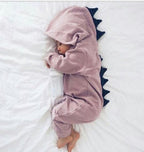 Dinosaur Hoodie Baby Romper