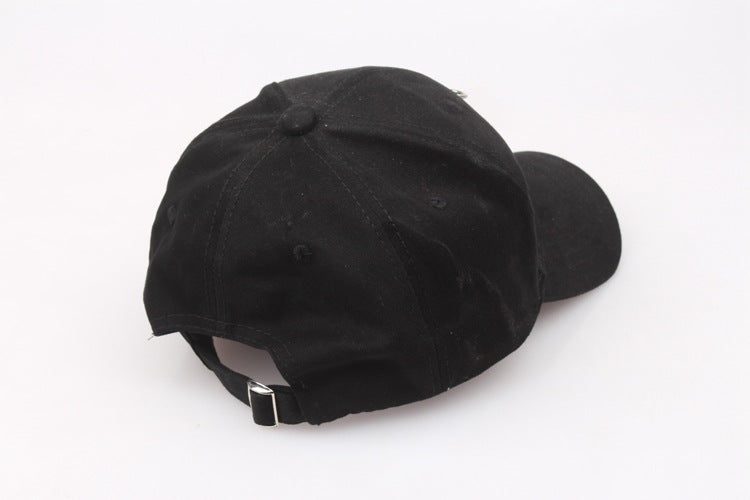 three ring pin baseball cap