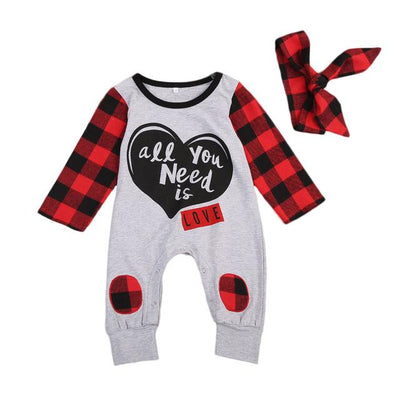 All You Need is Love Baby Romper
