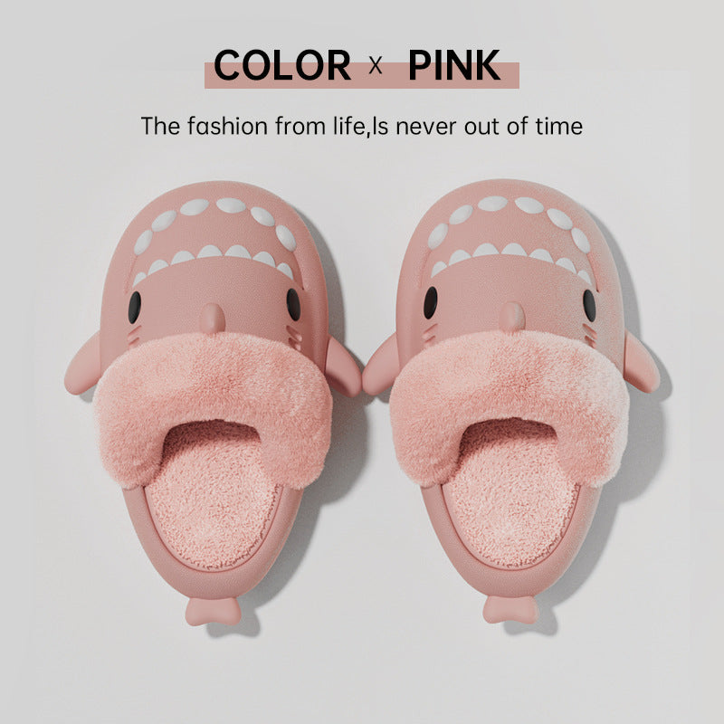 Detachable Winter Shark Slippers