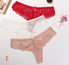 embroidery Lace Thong