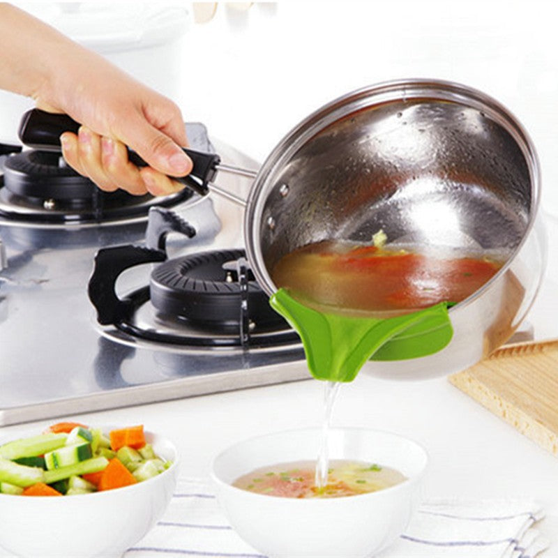 Anti-Spill Silicone Funnel