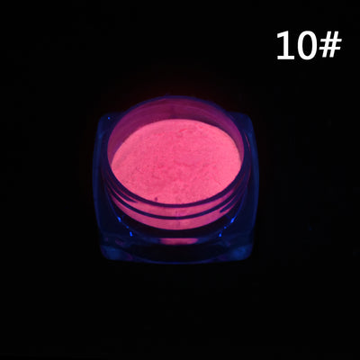 Neon Luminous Nail Powder
