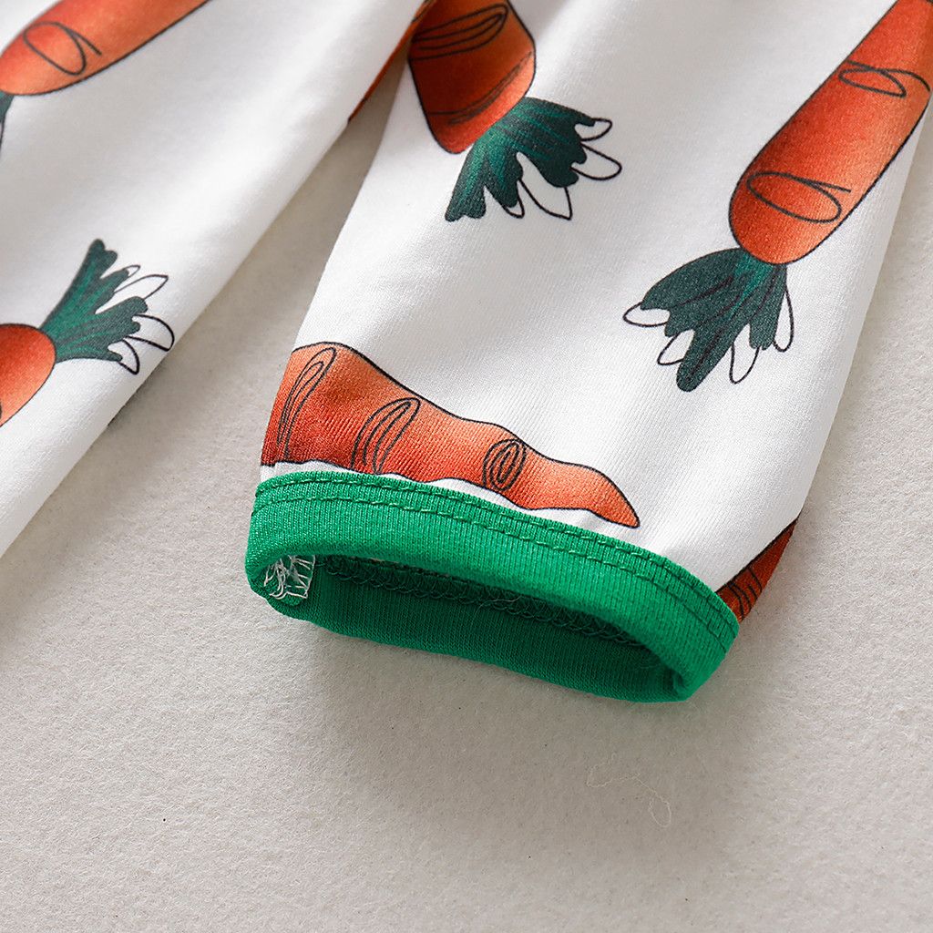Carrot Print Baby Romper
