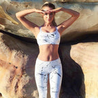 2 piece Top Leggings Yoga Set