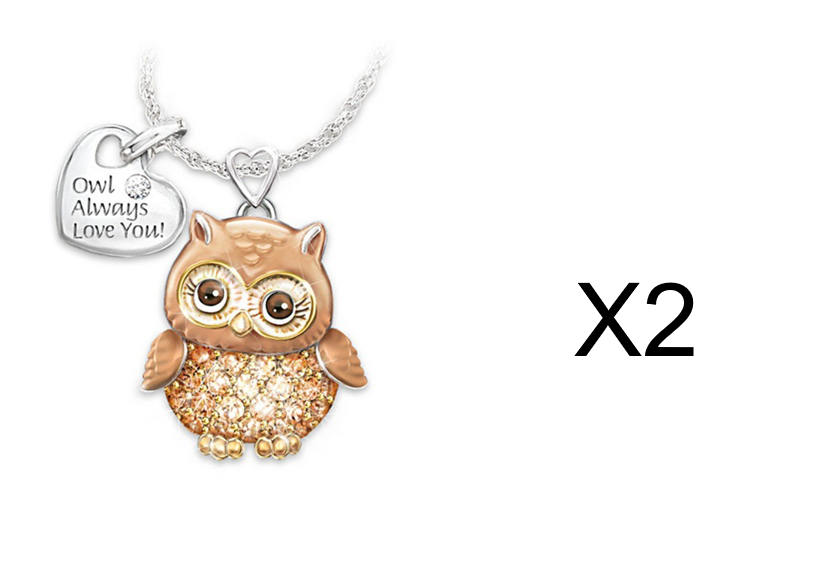 Cute Owl Pendant Necklace