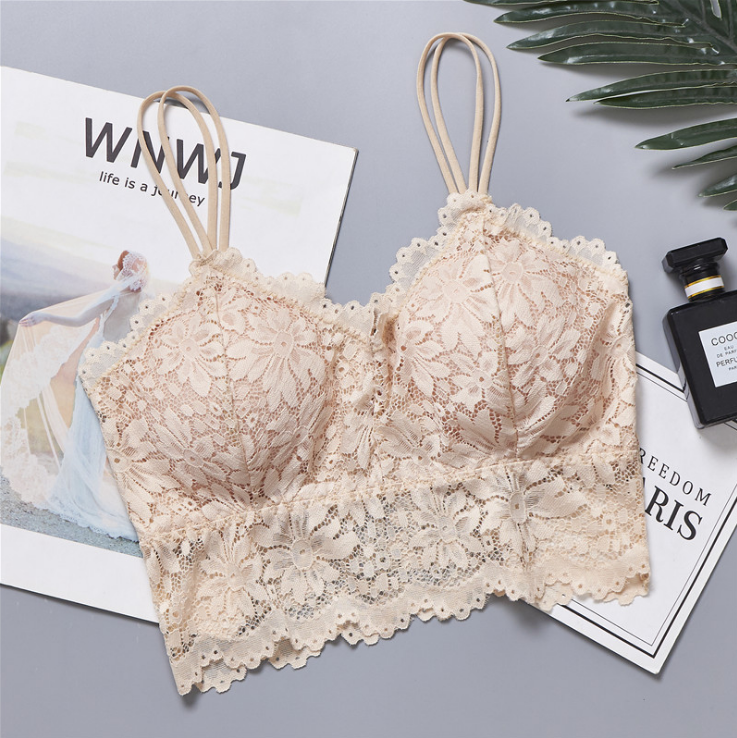 Lace Sun Flower Wrapped Bralette
