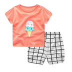 Cartoon Unisex Kid's Clothing Sets
