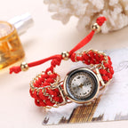 Adjustable Rope Chain Wrist Watch