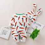 Carrot Print Baby Romper