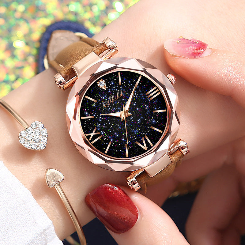 Frosted Belt Wrist Watch